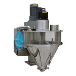 Recheo de barrena para material en po