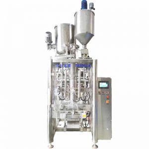 Máquina automática de selado de envases de recheo de aceite e salsa