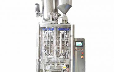 Máquina automática de selado de envases de recheo de aceite e salsa