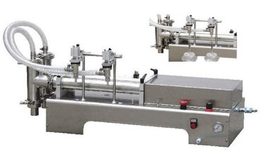 líquido de recheo de pistón dobre cabeza