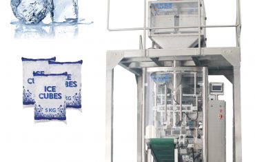 Máquina automática de envasado de cubos de xeo de 5 kg