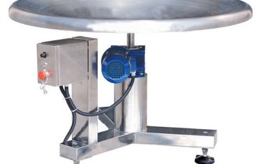 Mesa de recollida de bolsas rotativa