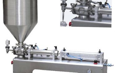 líquido viscoso de recheo de pistón de cabeza simple