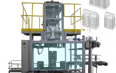 Liña de envasado de produción automática de empacado de bolsas brandas