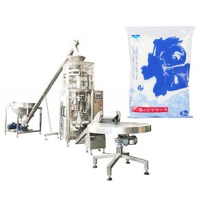 Máquina de selado de recheo de forma vertical con taza volumétrica para sal