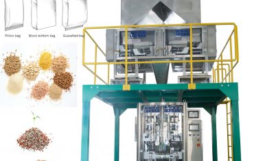 Unidade automática de selado de envases de produtos de sementes