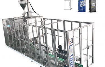 ZL100V máquina de envasado de selado de recheo de bolsas tipo ladrillo de cámara de baleiro única para café en po
