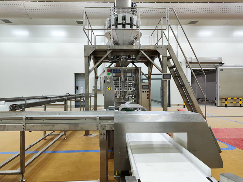 máquina de envasado automática de alimentos conxelados.6