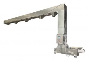 Elevador de alimentación de baldes de varios puntos de recheo