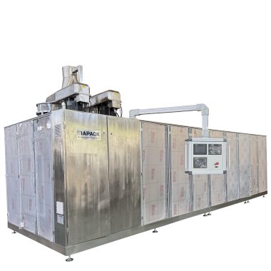 Automatic dual chamber brick vacuum bag forming filling packaging machine