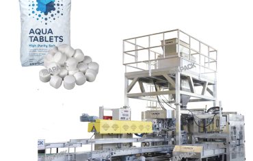 Máquina de ensacado e recheo de tabletas de sal de 25-50 kg